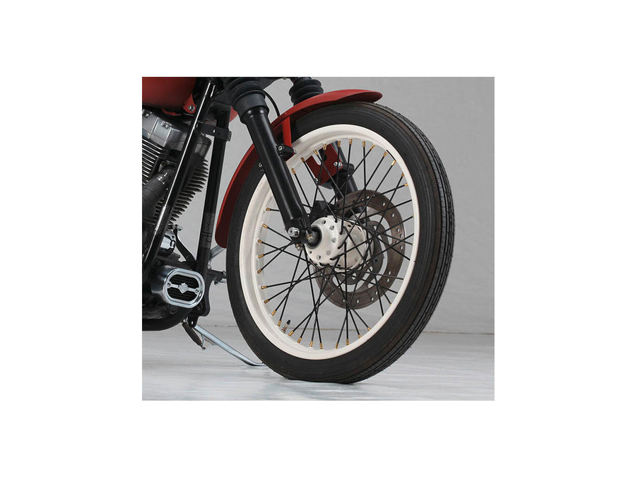 Harley Davidson – TTS Speichensatz, 18" lang, schwarzchrom
