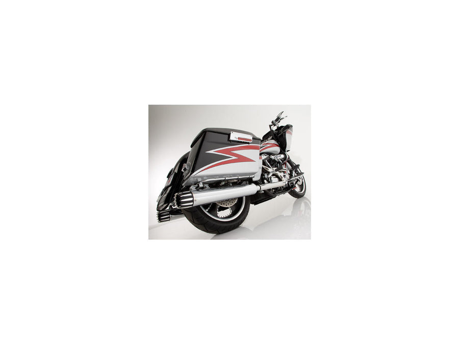 Harley Davidson - 3,5 "End Cap Jaffe Afterburner Black Black Cut 3.5"