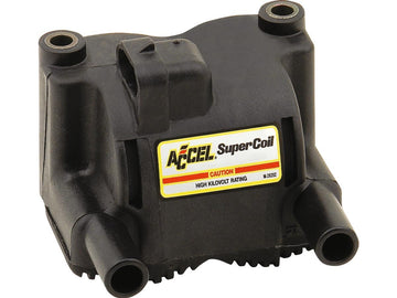 Harley Davidson Dyna [1999-2006]-Super Coil Ignition Coil Black 5 Ohm Single Sparks