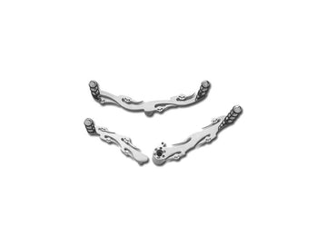 Harley Davidson Touring [2008-2013] – FLAMME UND SCHÄDEL 08-UP H/T SET Querlenker