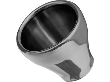 Harley Davidson - Endcap trompet billet eindkappen trompet zwart 60 mm