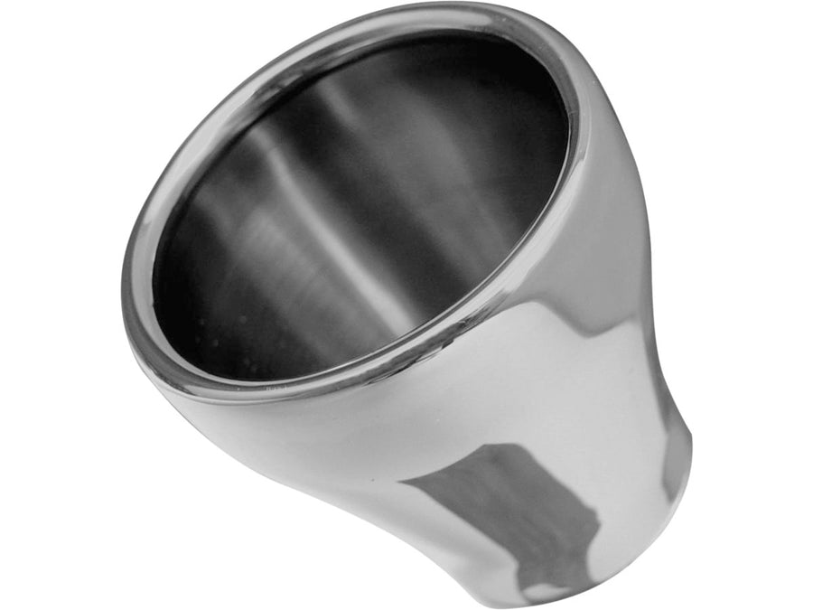 Harley Davidson – ENDCAP TRUMPET Billet Endkappen Trompete Schwarz 60 mm