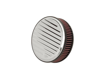 Harley Davidson Sportster [1991-2006] – Runder gerillter Luftfilter Aluminium - 0