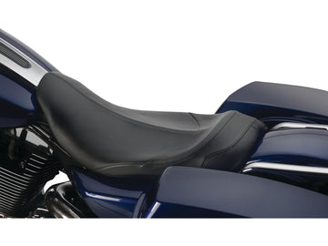Harley Davidson Touring [1997-2007] – Phoenix Glattes Sitz Schwarz Leder Vinyl - 0