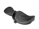 Harley Davidson Flstf [2014-2017]-Hydra smooth seat black leather vinyl-1