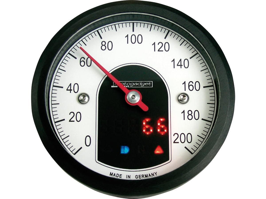Harley Davidson Sportster [1986-2013] -motoscoop Tiny Tachometer Scale: 200 km / u; 200