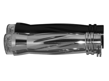 Harley Davidson FL Shovel [1981-1984] -Twister-handgrepen met LED-flitsende aluminium 1 "