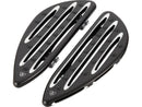Harley Davidson Touring [1985-2025] – Tiefe Schnitt Fahrer Trittbretter Schwarz-1