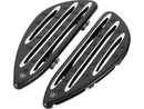 Harley Davidson Touring [1985-2025] – Tiefe Schnitt Fahrer Trittbretter Schwarz-3