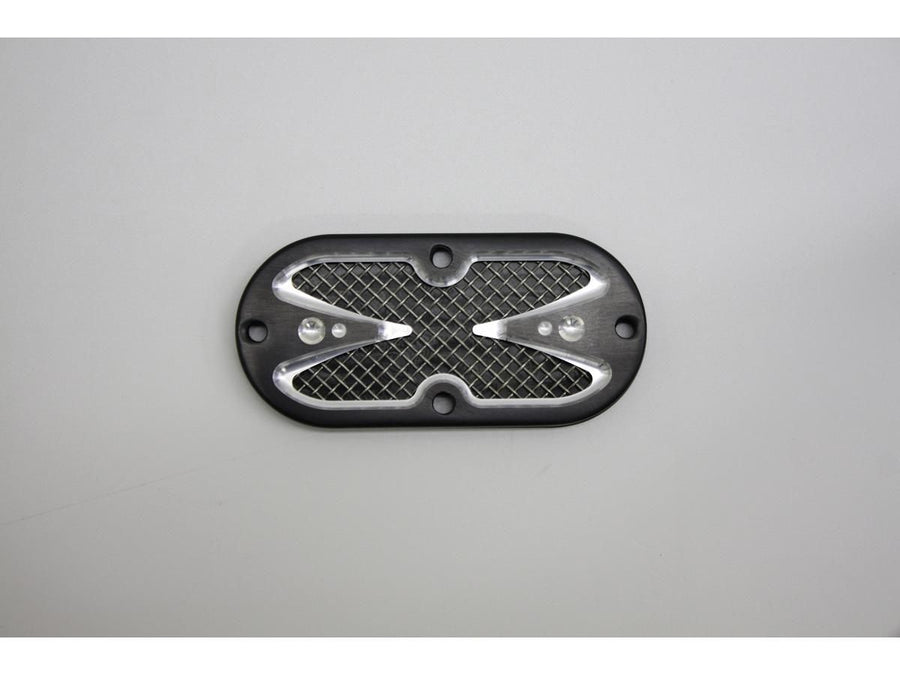 Harley Davidson Dyna [1991-2005] – Mesh Inspektionsabdeckung Schwarz