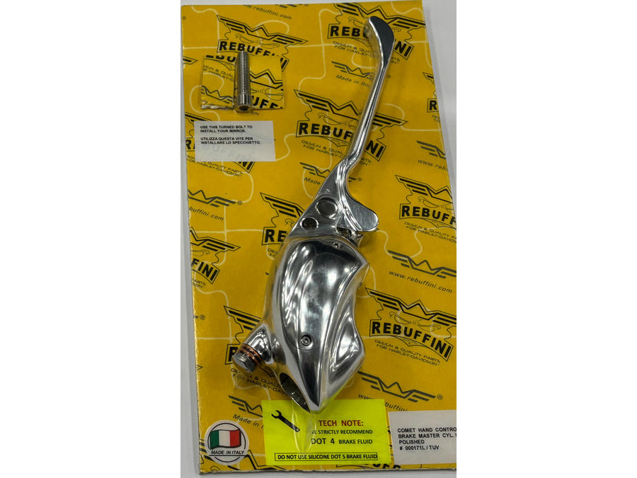 Harley Davidson - Rebuffini Comet Bremhaupzylinder 9/16 "Pol. Only D.O.T. 4 or 5.1