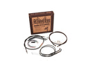 Harley Davidson FXSTB [2007-2009] – 16" Gorilla Bar Kabelsatz Schwarz Vinyl Nicht-ABS-3