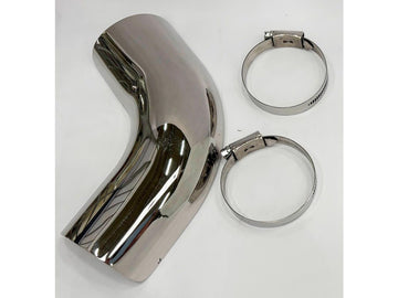 Harley Davidson – E3 HEATSHIELD Hitzeschild hinten poliert