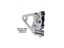 Harley Davidson Dyna [1991-1999] – Bremssattel Montagehalterung Chrom-1