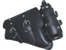 Harley Davidson Sportster [2004-2020]-Kaderpocket aan de linkerkant met brandstoffles-1