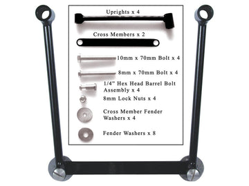 Harley Davidson-Universal SaddleBag Hard Montage Set