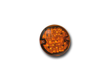Harley Davidson flhtcu [2012-2013] -Flat-stijl Blinker Insert Chrome Amber