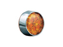 Harley Davidson flhtcu [2012-2013] -Flat-stijl Blinker Insert Chrome Amber-2