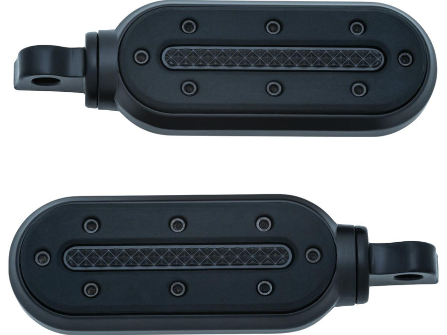 Harley Davidson Sportster [1991-2020] – Schwere Industrie Fußrasten Schwarz, Satin