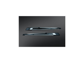 Harley Davidson Touring Note [1993-2013] -Sattelteltaschendeckel Accent Schwarz - 0