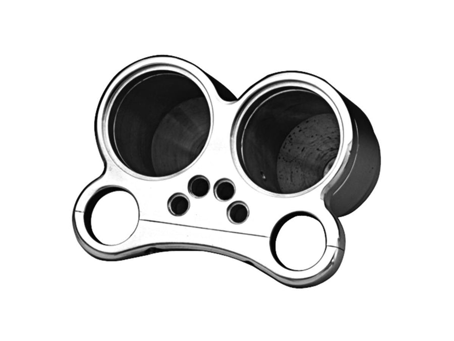Harley Davidson - Micro Mini Gauge Holder voor dubbele display en vier advertenties