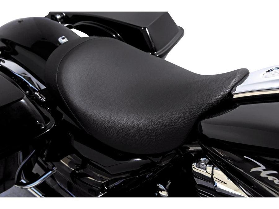 Harley Davidson Touring [2008-2025] – MINIMALIST Solo Vinyl Sitz Schwarz Vinyl