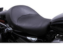 Harley Davidson Dyna [2006-2017]-Bigist solo vinyl seat black vinyl-3