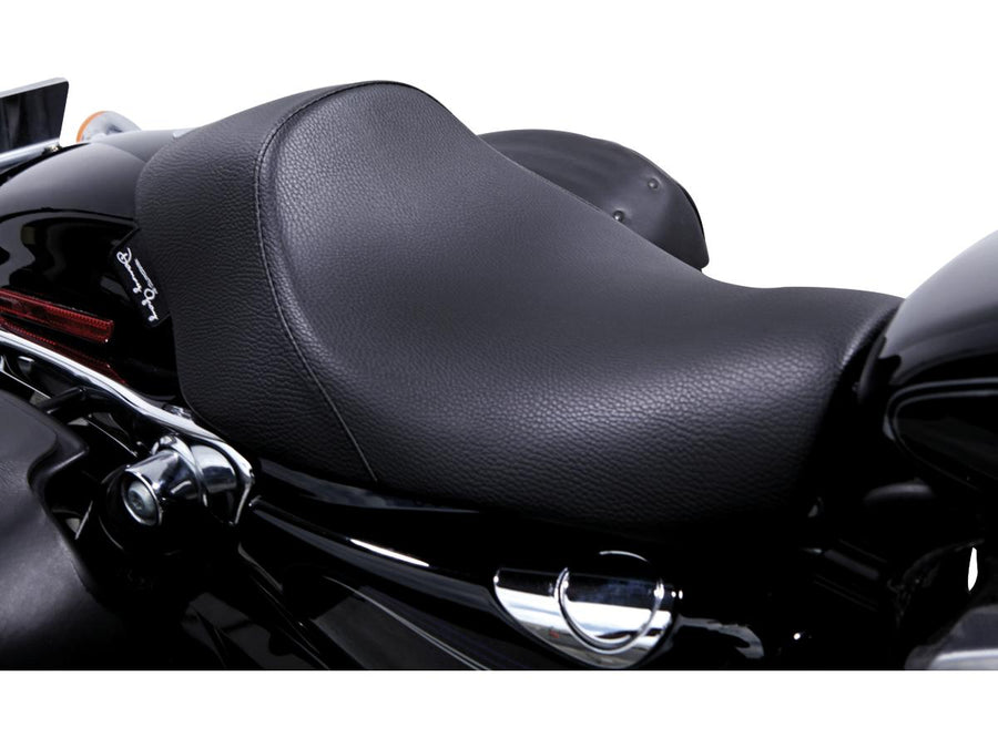 Harley Davidson Sportster [2004-2020] – MINIMALIST Solo Vinyl Sitz Schwarz Vinyl