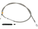 Harley Davidson Dyna [1991-2005]-stainless steel-coated clutch cable +2 "stainless steel-1