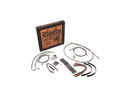 Harley Davidson Flhr [2007-2007]-18 "Gorilla bar cable set stainless steel clear-1