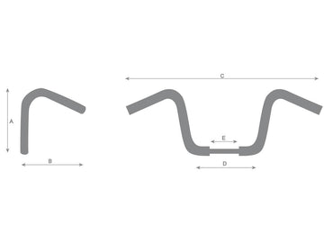 Harley Davidson Touring [2008-2013] -1 1/4 "Fat Excavator Standwiel niet opgemerkt 3-holes - 0