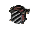 Harley Davidson Sportster [2007-2020] – Omega Gerippter Luftfilter Schwarz-1
