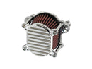 Harley Davidson Sportster [1991-2006] – Omega Gerippter Luftfilter Chrom-3