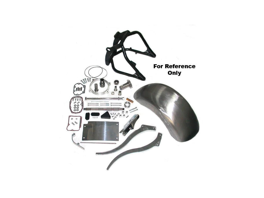 Harley Davidson Softail Hinweis [1991-2006] – Schwarzer Schwingarm Schwingarm
