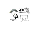 Harley Davidson - Wing Ripe Salvation Saddle Pocket Holder Chrome-5