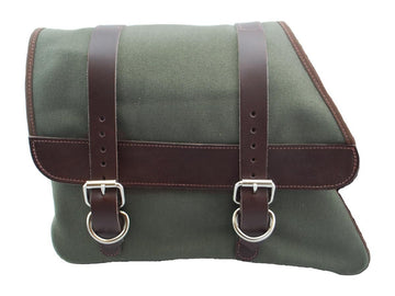 Harley Davidson Sportster [1982-2003] -Canvas Solo Side Pocket Strut Montage Brown