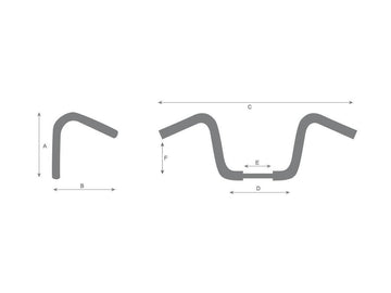 Harley Davidson Sportster [1986-2016] – 16 Bad Ape Hanger Lenker Nicht Gekerbt 3-Loch - 0