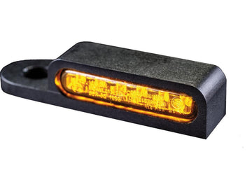 Harley Davidson Softail [2015-2017]-OEM hand control Led turn signals black anodized