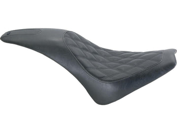 Harley Davidson Scout [2015-2024]-2-up boss diamond seat black vinyl