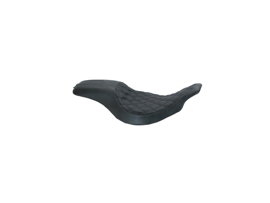 Harley Davidson FLHRI [2004-2006] – 2-Up Boss Diamond Sitz Schwarz Vinyl
