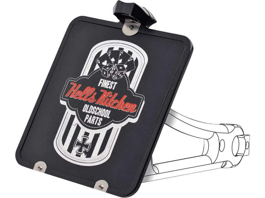 Harley Davidson - Nook kentekenhouder Base plaat Duitsland 200x180mm
