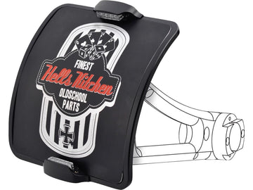 Harley Davidson-Twice Clamp license plate holder base plate Germany 200x180mm