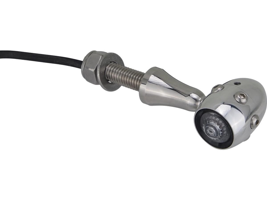 Harley Davidson - Retro Led Blinker V2A Polished Stema Aluminum Polished Aluminum