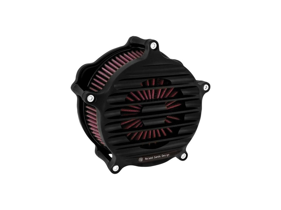 Harley Davidson Softail [2016-2017]-Nostalgia air filter kit Black Ops