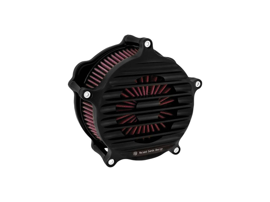 Harley Davidson Softail [2016-2017]-Nostalgia air filter kit Black Ops