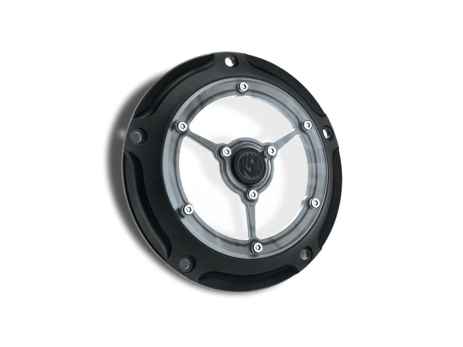 Harley Davidson Dyna [1999-2017]-Clarity Derby Cover 5-hole Black Ops