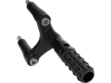 Harley Davidson Sportster [2004-2020]-Traction Socius Footrest Kit Black Ops