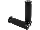 Harley Davidson Fl Shovel [1981-1984]-Tracker gripped contrast cut with anodized-3