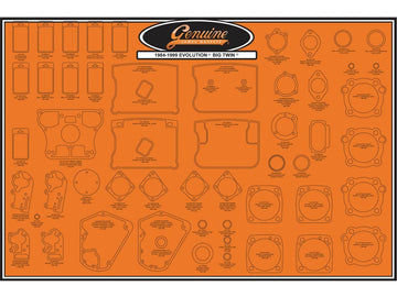 Harley Davidson FX Model [1985-1994] -SEAL PLAAT VOOR 1984-99 EVO BIG-TWIN