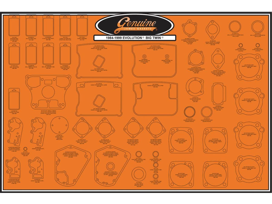 Harley Davidson FX Model [1985-1994] -SEAL PLAAT VOOR 1984-99 EVO BIG-TWIN